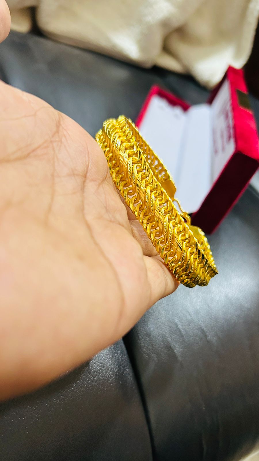 Gold Plated Menβs Atta Bracelet π β Timeless Strength Style