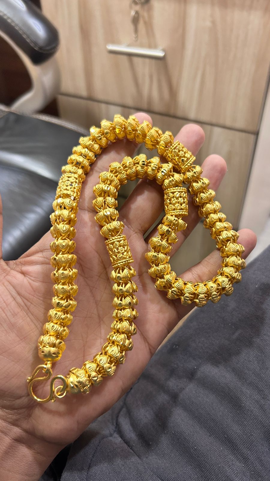 Luxury Broad Chain for Men – Heavy Gold Plated Premium Look