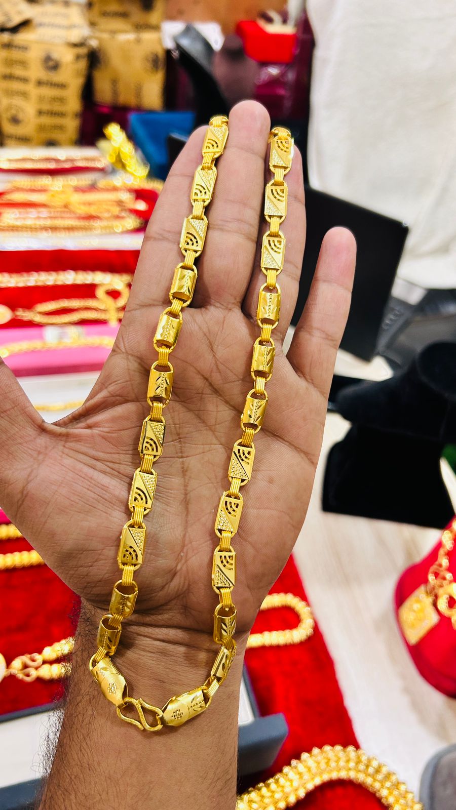 C-Cut WiFi Design Gold Plated Men’s Chain ✨📶 | Premium Finishing