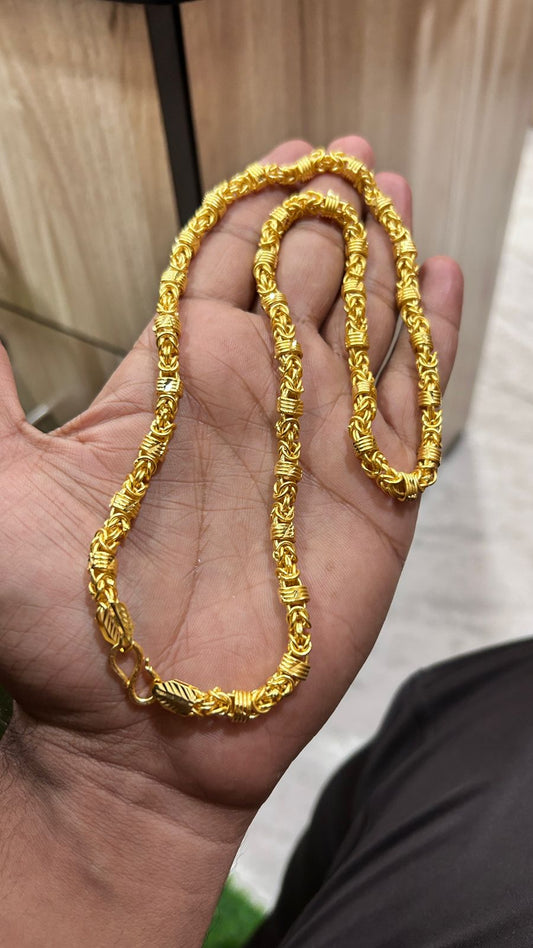 Stylish Gold Plated Indo Chain for Men ✨