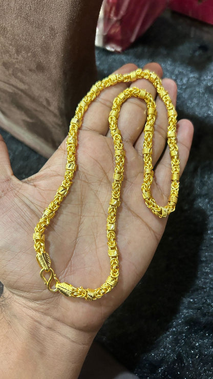 Stylish Gold Plated Indo Chain for Men ✨
