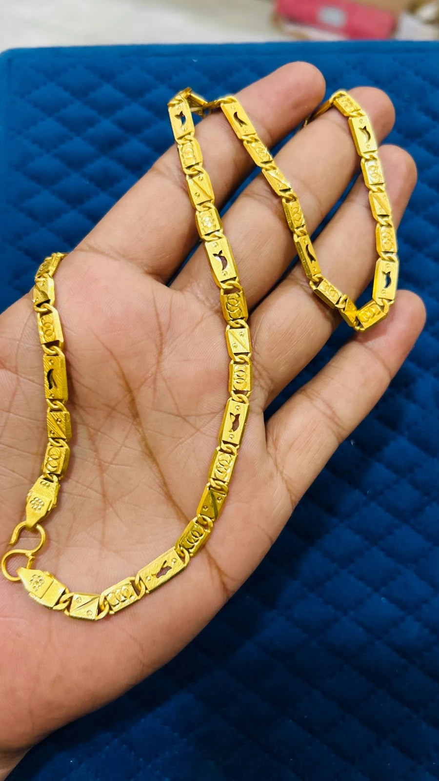 Men’s Gold Plated Nawabi Chain – Royal & Stylish Look 👑