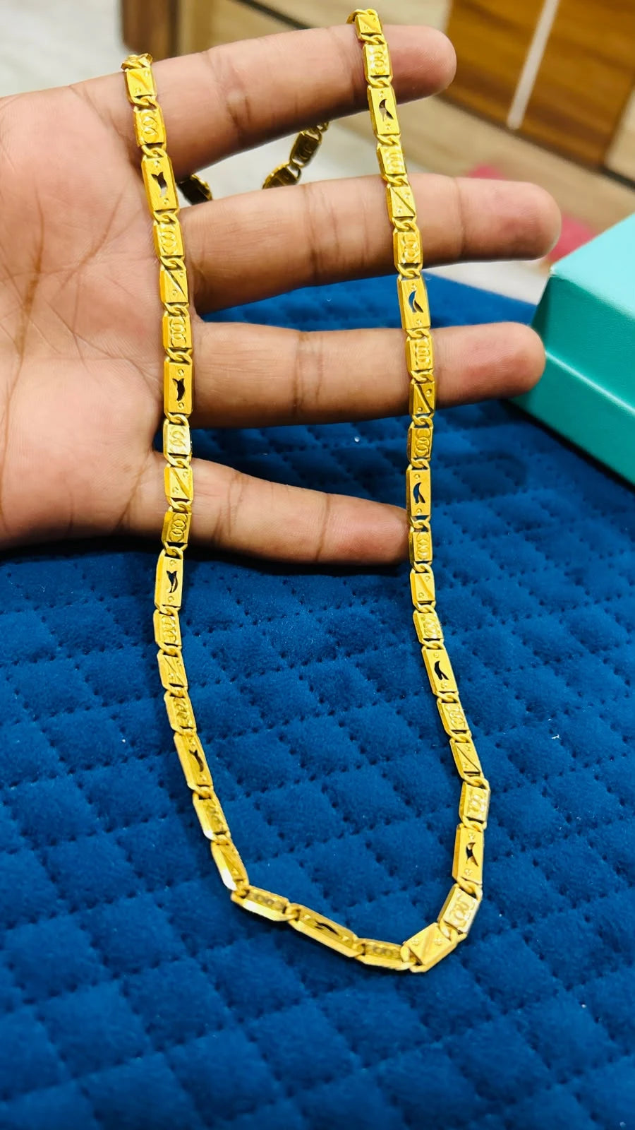 Men’s Gold Plated Nawabi Chain – Royal & Stylish Look 👑
